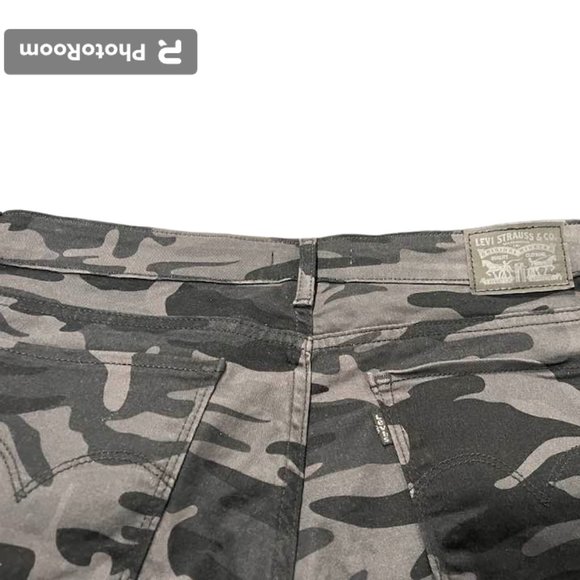 Levi Strauss 711 Original Riveted Grey Camo Jeans - Women - size W31 Petite - Picture 11 of 14